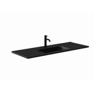DOLCE Matte Black 1200 Ceramic Basin-Top